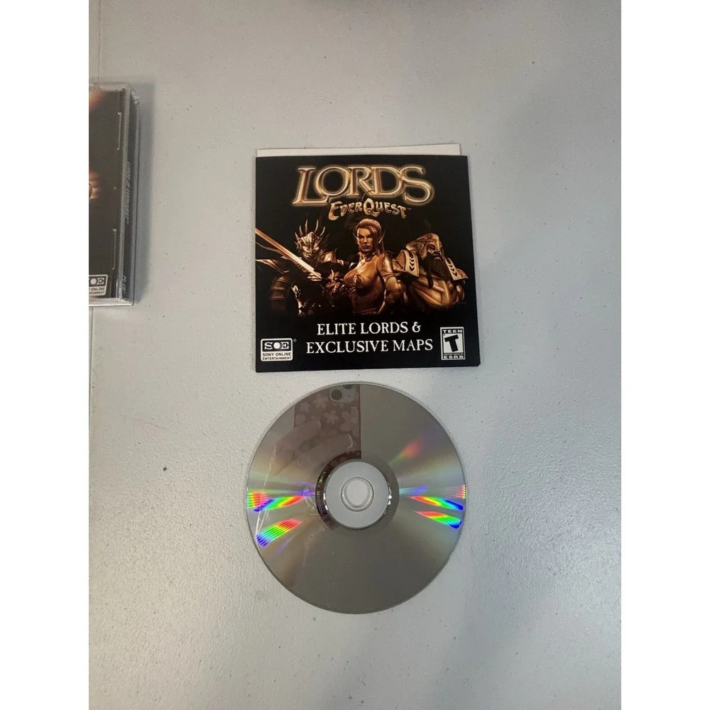 Lords of EverQuest (PC 2003) Small Box PC GAME Great Condition. Complete/Poster